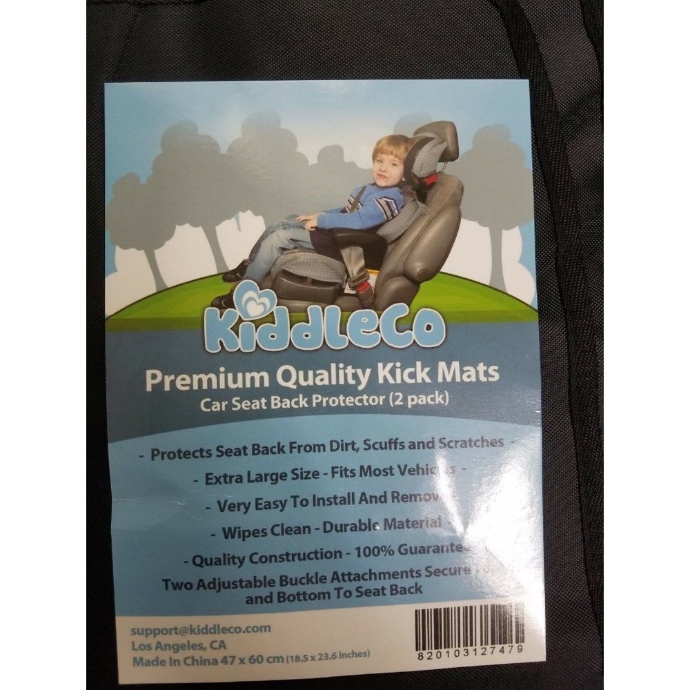 Backseat Kid Kick Mats 2 Pack Car Protector Toddlers Baby